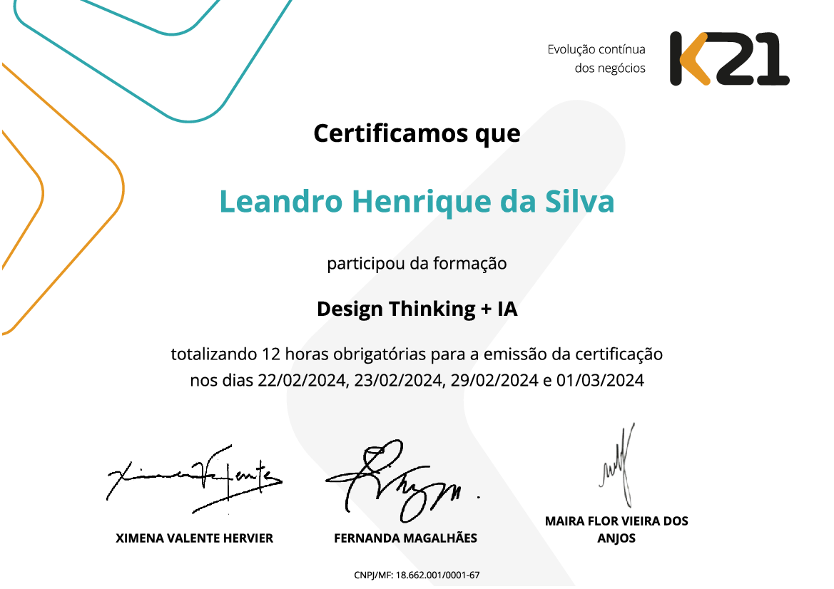 Certificado K21
